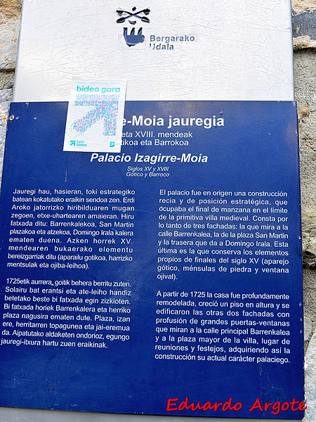 Palacio Izagirre-Moia