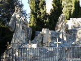 Monumento antiguo del Sagrado Corazón